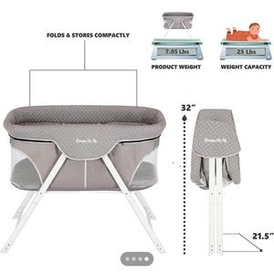 Traveler Crib/Bassinet by dream on me